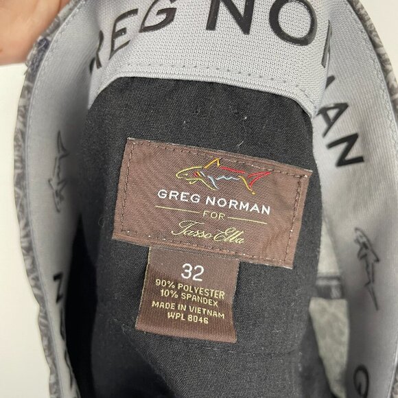 $55 Greg Norman Tasso Elba Men Gray Printed 10" Exclusive Cargo Shorts Size 32 - Picture 7 of 7